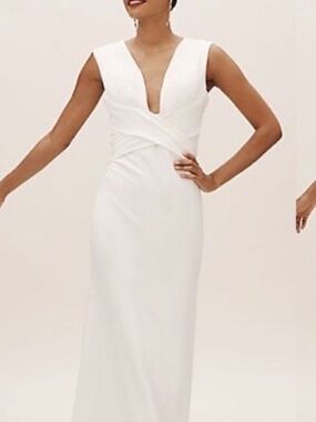 BHLDN Fira evening gown Ivory 10